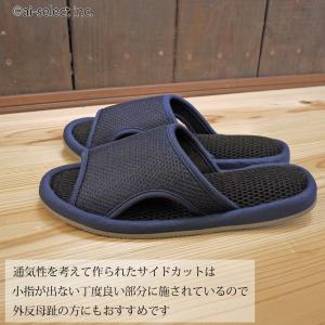 スリッパ エアパスインソール 前開き 洗濯機で...の詳細画像2