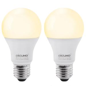 DiCUNO E26口金 LED電球 明るさセンサー 電球色 人感センサーなし 9W 60W相当 800lm 2700k 明暗センサー電球 明る｜ai-shops