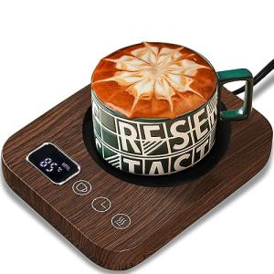 ずっと温かい カップウォーマー コーヒーウォーマー 重力センサー カップヒーター 保温コースター コーヒーカップウォーマー 温度調節 最大85℃