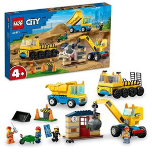 レゴ (LEGO) シティ トラックと鉄球クレーン車 60391 おもちゃ ブロック 街づくり 男の子 女の子 4歳 ~の商品画像