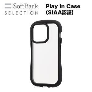 SoftBank SELECTION Play in Case for iPhone 14 Pro Max SB-I013-HYAH/BK SK　耐衝撃設計で端末とカメラレンズを守る｜ai-u