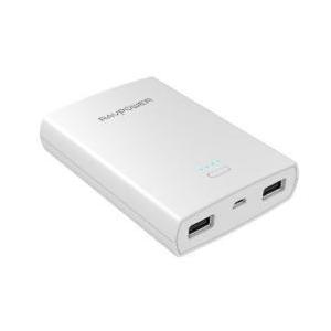 RAVPOWER RP-PB073-WH 10400mAhモバイルバッテリー iPhone/Andr...