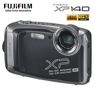 FUJIFILM コンパクトデジタルカメラ FinePix FX-XP140DS 防水 防塵 耐衝撃 ダークシルバー