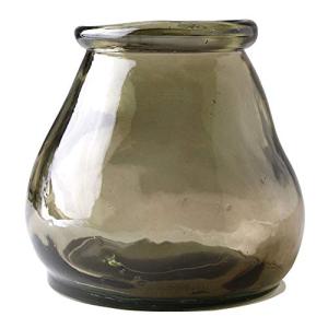 SPICE OF LIFE (スパイス) 花瓶 リサイクルガラス ミニフラワーベース CERO VALENCIA ブラウン 10×9.5×10cm スペの商品画像