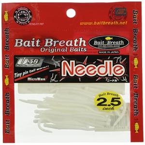 Bait Breath (ベイトブレス) ワーム U30 ニードル 2.5インチ ホワイト #002 ルアーの商品画像