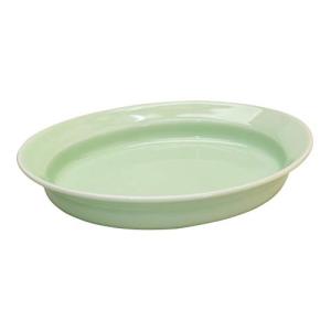 ヤマキイカイ すくい易い カレー皿 （緑) MJ543の商品画像