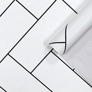 Homya 壁紙シール 45cmx6m リメイクシート 防水 はがせる壁紙 のり付き DIYシート 防カビ ウォールステッカー PVC