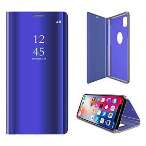 ケース Iphone Xs / Iphone X,手帳型 ミラー おしゃれ PUレザー 携帯ケース 衝撃吸収 キラキラ 人気 全面保護 qi ワイヤレ