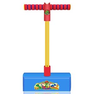 Hymaz ポゴスティック ジャンプボール スポンジ製 子供おもちゃ 初心者向け 軽い 持ち運び便利 公園 室内遊び 体幹トレーニング スポーツ スキ