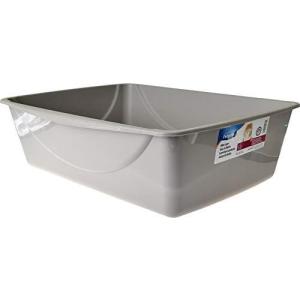 Petmate Litter Pan  Blue/Gray  Jumbo by Doskocil