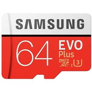 Samsung EVO Plus 64GB 100MB/s Micro SDXC メモリーカード アダプター付き 2個セット 並行輸入 並行輸入品の商品画像