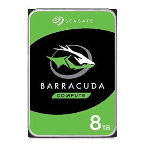 Seagate 8 TB BarraCuda 3.5インチ内蔵ハ‐ドドライブ （5400 RPM、256 MBキャッシュ、SATA 6 Gb/s、最大1の商品画像