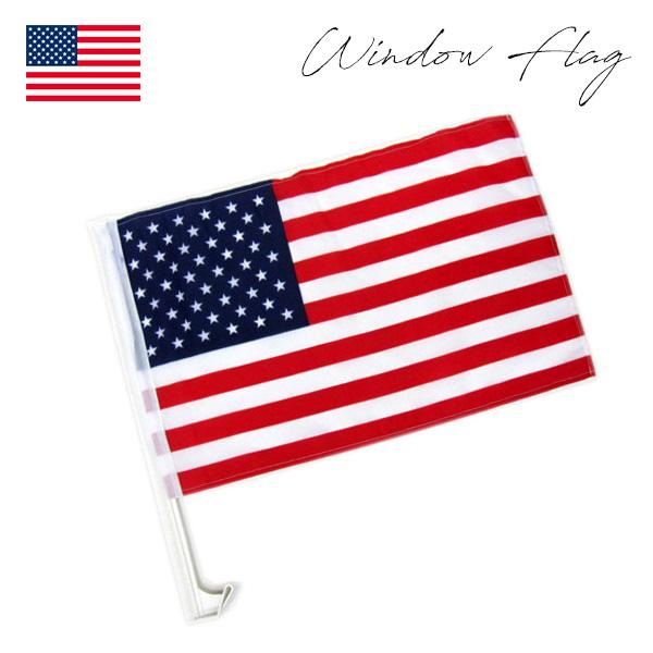 アメリカ国旗 ウィンドウフラッグ 旗 ウィンドウ フラッグ AMERICA FLAG 星条旗 アメリ...