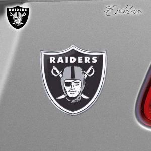 レイダース ロゴ メタル エンブレム NFL RAIDERS カー