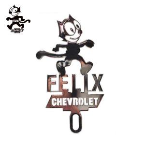 ライセンストッパー フィリックス シボレー FELIX CHEVROLET ボウタイ ライセンストップ カーアクセサリー ローライダー チカーノ フィリックス ザ キャット｜aicamu