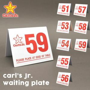 USED品 Carl'sJr. waiting plate カールス ジュニア 90-96番 全7種類
