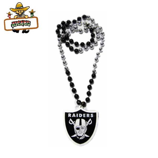 レイダース ボールビーズ ルームミラー ハンギング カーアクセサリー ロゴ ブラック インテリア ガ...