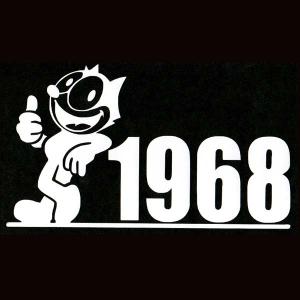 ステッカー 1966 フィリックス インパラ シボレー FELIX IMPALA