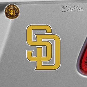 サンディエゴ パドレス ロゴ エンブレム シール ステッカー 車 バッジ SD MLB San Diego Padres カーアクセサリー メジャーリーグ ベースボール 野球