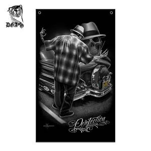 DGA バナー 壁掛け BAD TO THE BONE インテリア フラッグ タペストリー