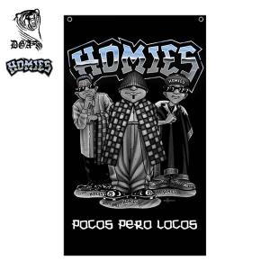 DGA バナー 壁掛け BAD TO THE BONE インテリア フラッグ タペストリー