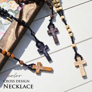 FLUI（フルイ） オニキスクロスロザリオネックレス メンズ シルバー925