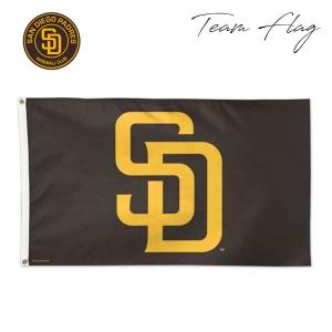 サンディエゴ パドレス フラッグ MLB San Diego Padres バナー 旗 タペストリー ロゴ ディスプレイ ガレージ 装飾 インテリア ウォールアート アメリカ 雑貨｜aicamu