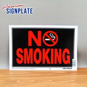サインプレート NO SMOKING 禁煙 プラスチックサインボード