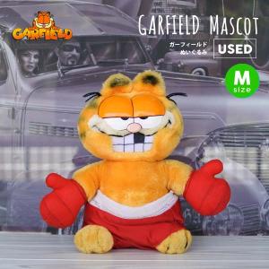 ヴィンテージ　ガーフィールド パペット人形　ぬいぐるみ 約30cm USED品 ガーフィールド ぬいぐるみ L ヴィンテージ GARFIELD