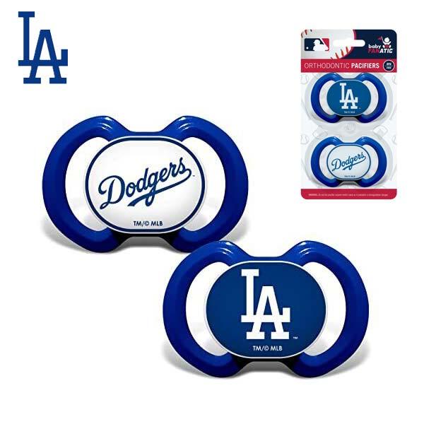 ドジャース おしゃぶり 2個ワンセット ベビー プレゼント MLB dodgers LA LOS A...