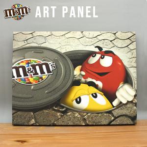 アートパネル エムアンドエムズ m&m's m&ms エムアンドエム キャラクター 壁掛け ウォール アート パネル かわいい アートボード キャンバス インテリア｜aicamu