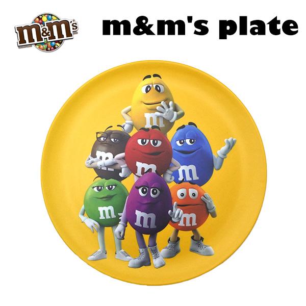 m&amp;m's プラスチックプレート イエロー エムアンドエムズ お皿 ランチプレート プレート 食器 ...