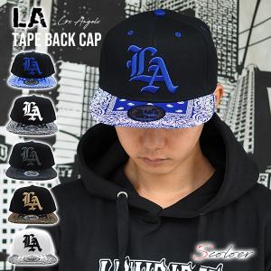 キャップ メンズ レディース #77 全5色 LOS ANGELES ペイズリー ロゴ