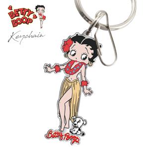 ベティ ブープ BETTY BOOP フック付き キーリング ベティーちゃん かわいい おしゃれ フラ フラダンス ハイビスカス レイ ハワイ ハワイアン ベティブープ｜aicamu