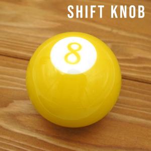 シフトノブ ビリヤード ボール No.13 オレンジ 専用アダプター付き