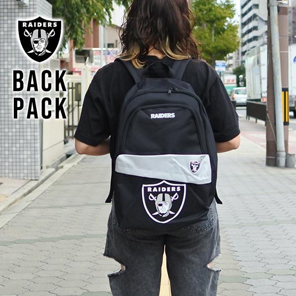 レイダース バックパック リュックサック バッグ ブラック グレー リュック ロゴ NFL RAID...