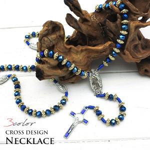 グアダルーペマリア ロザリオ メキシコカラー クロス アクセサリー