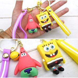 スポンジボブ ラバー キーホルダー 全2種類 ...の詳細画像2