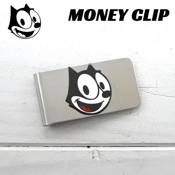 フィリックス マネークリップ キャラクター 財布 キャッシュレス コンパクト おしゃれ メタル ロー...