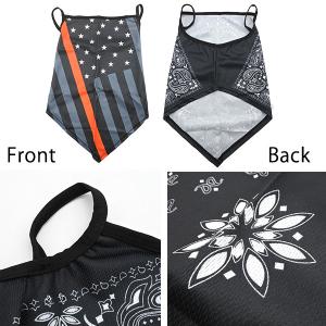 フェイスカバー 全3種 ペイズリー 星条旗 ブ...の詳細画像2