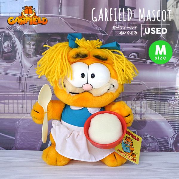 USED品 ガーフィールド ぬいぐるみ M ヴィンテージ GARFIELD キャラクター マスコット...