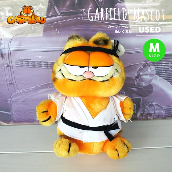USED品 ガーフィールド ぬいぐるみ M ヴィンテージ GARFIELD キャラクター マスコット...