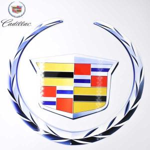 キャデラック エンブレム メタルプレート サイズ小 CADILLAC 壁掛け 