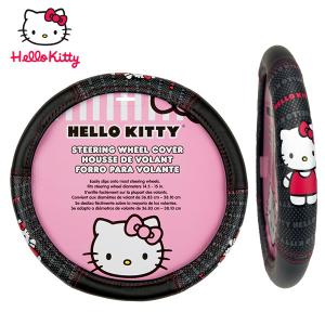 ハンドルカバー ハロー キティ ステアリングカバー Hello Kitty キティ キティちゃん 車 車内アクセサリー 内装 カーアクセサリー ハンドル カバー キャラクター｜aicamu