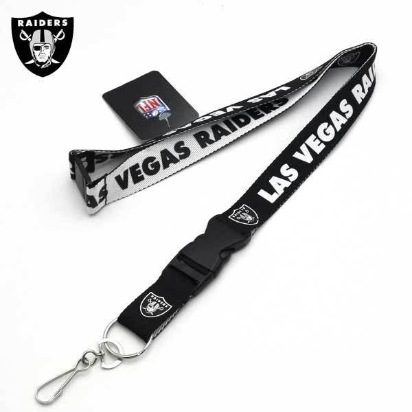 レイダース ネックストラップ ブラック ホワイト ネックピース レイヤード ブラック NFL RAI...