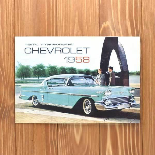 1958 シボレー インパラ パンフレット リーフレット CHEVROLET Impala Broc...