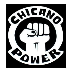 ステッカー CHICANO POWER ホワイト 車 バイク デカール シール 転写 カッティングス...