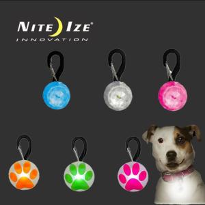 犬 散歩 ライト LED ナイトアイズ ペットリットNITE IZE 犬猫用品 ペット 首輪 安全対策 お出かけ ※メール便対応、日時指定、代引き、他商品同梱不可