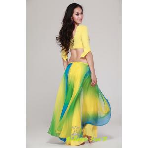 ベリーダンス　衣装　アクセサリー　グラデーション　腰ベール　腰イシスウイング　