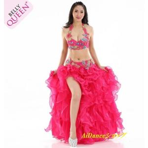 準備中 新入荷 ベリーダンス エジプト製 衣装 5点セット 黒 : Costume